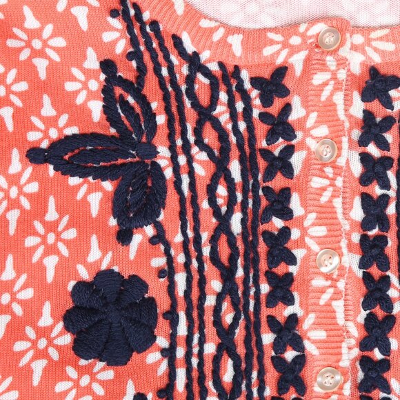 TABITHA for ANTHROPOLOGIE Embroidered Button-Up Cardigan - Picture 4 of 13